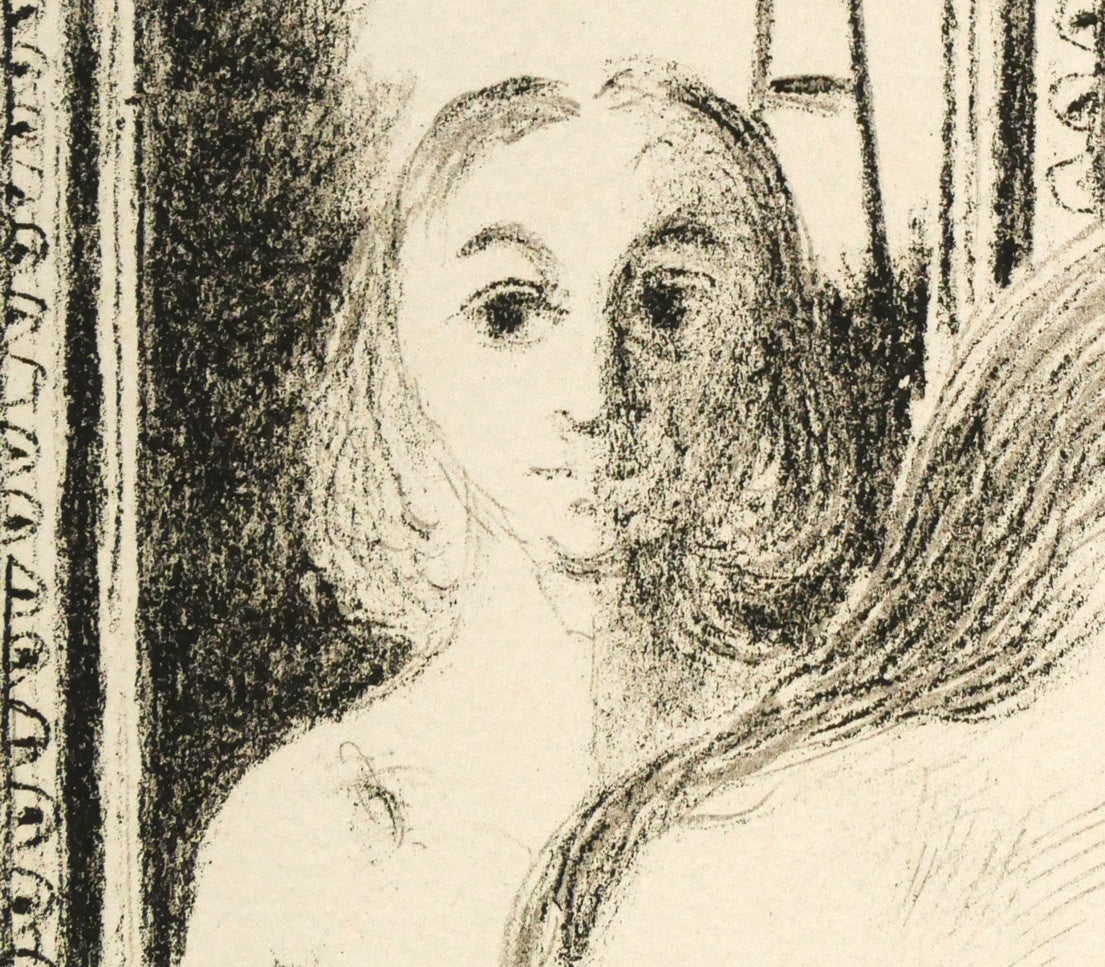 ポール デルヴォー（Paul DELVAUX）「Reflection（二人の裸婦