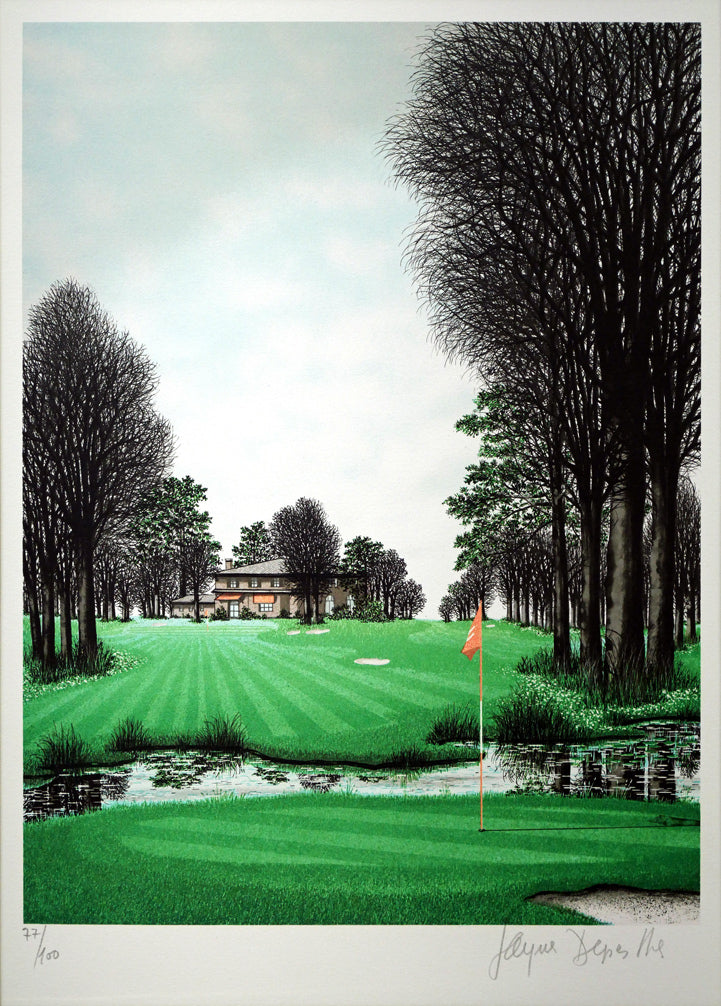 JACQUES DEPERTHES-ジャック・デペルトゴルフ絵画！35/40！ 【公式通販】