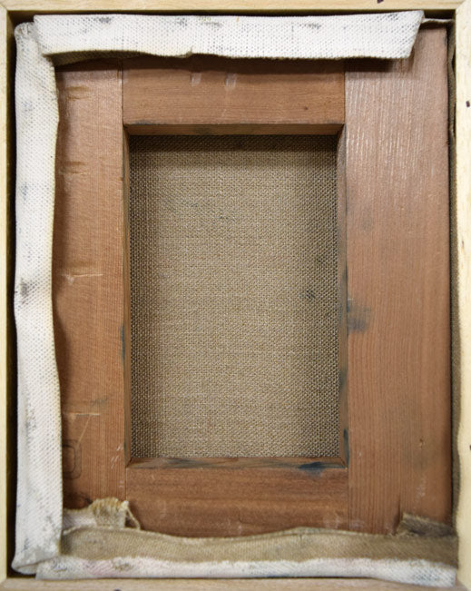 ☆絵画 油彩 『山家立春』 今井宏 画家 額 油絵 絵 ☆絵画油彩『山家