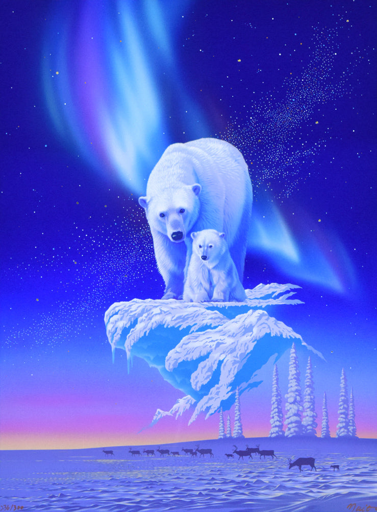 ジョウ ナイトウ「オーロラ・ドリーム」シルクスクリーン版画 絵画買取