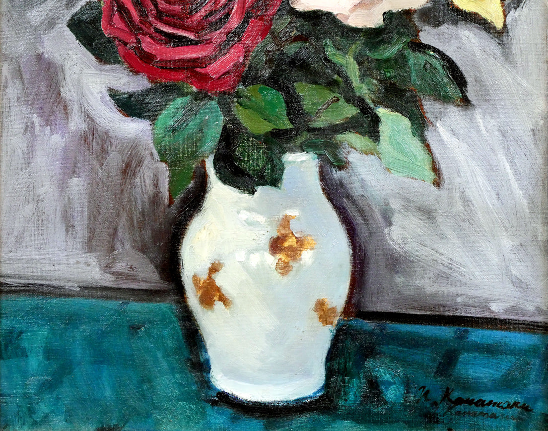 画家haru油彩画特寸＊薔薇＊肉筆画＊原画＊一点物