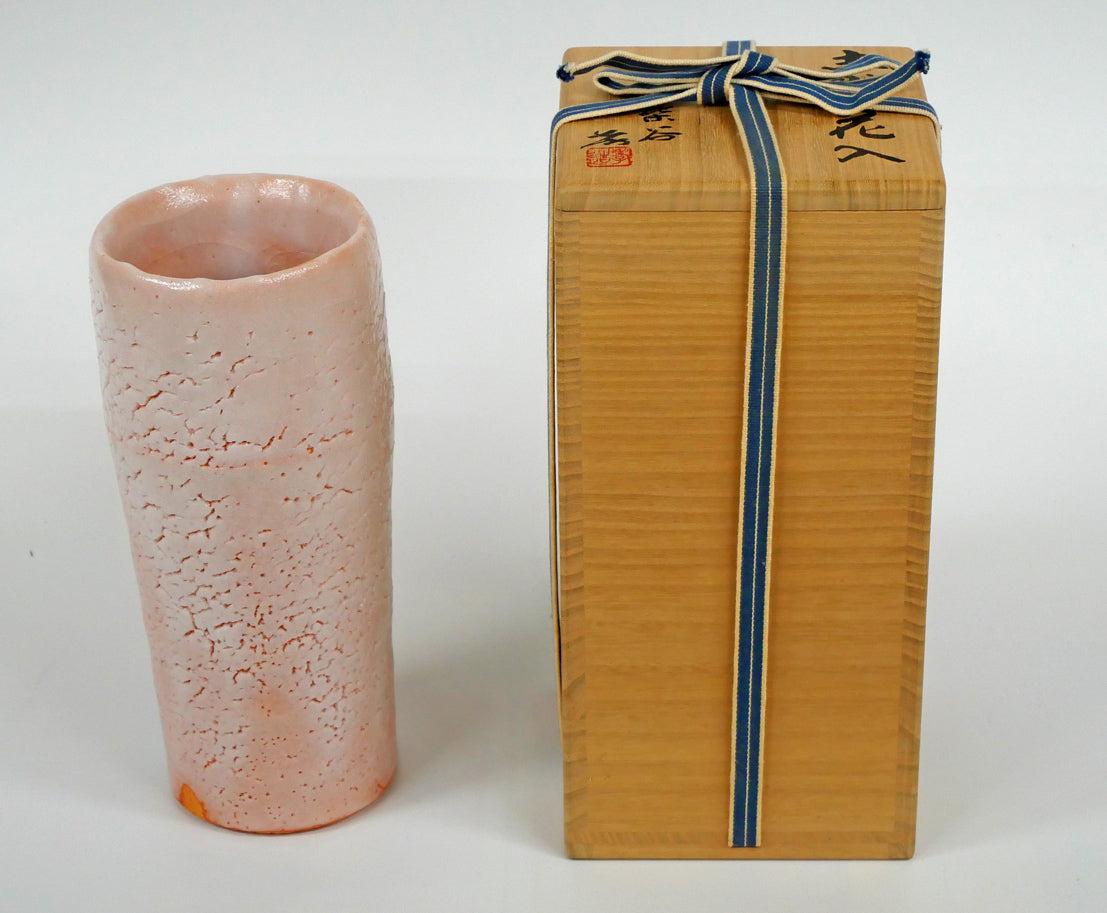 今日庵 加藤丈佳作 紅毛写 茶入 箱：太翁在印 共箱 古物。 今日庵 加藤