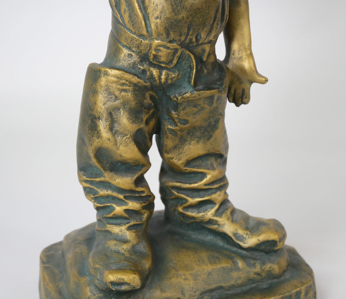 北村西望作 ブロンズ像 「将軍の孫」☆共箱 北村西望 将軍