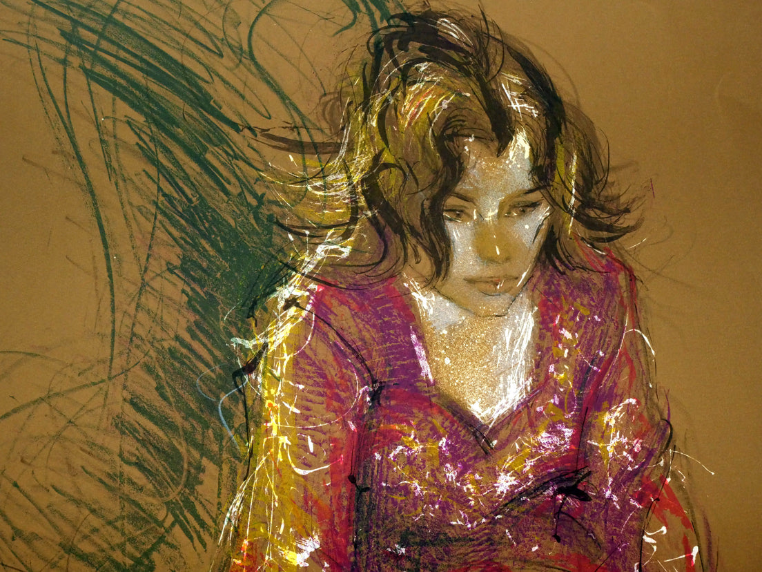 ジャック ペクナール（Jacque PECNARD）「座る女」リトグラフ 絵画買取