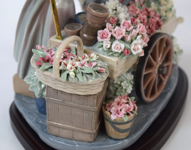 リヤドロ(LLADRO)「公園通りの花屋さん」磁器フィギュア 絵画買取