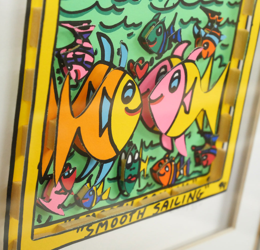 James Rizzi ジェームス•リジィ 3D シルク アート James Rizzi