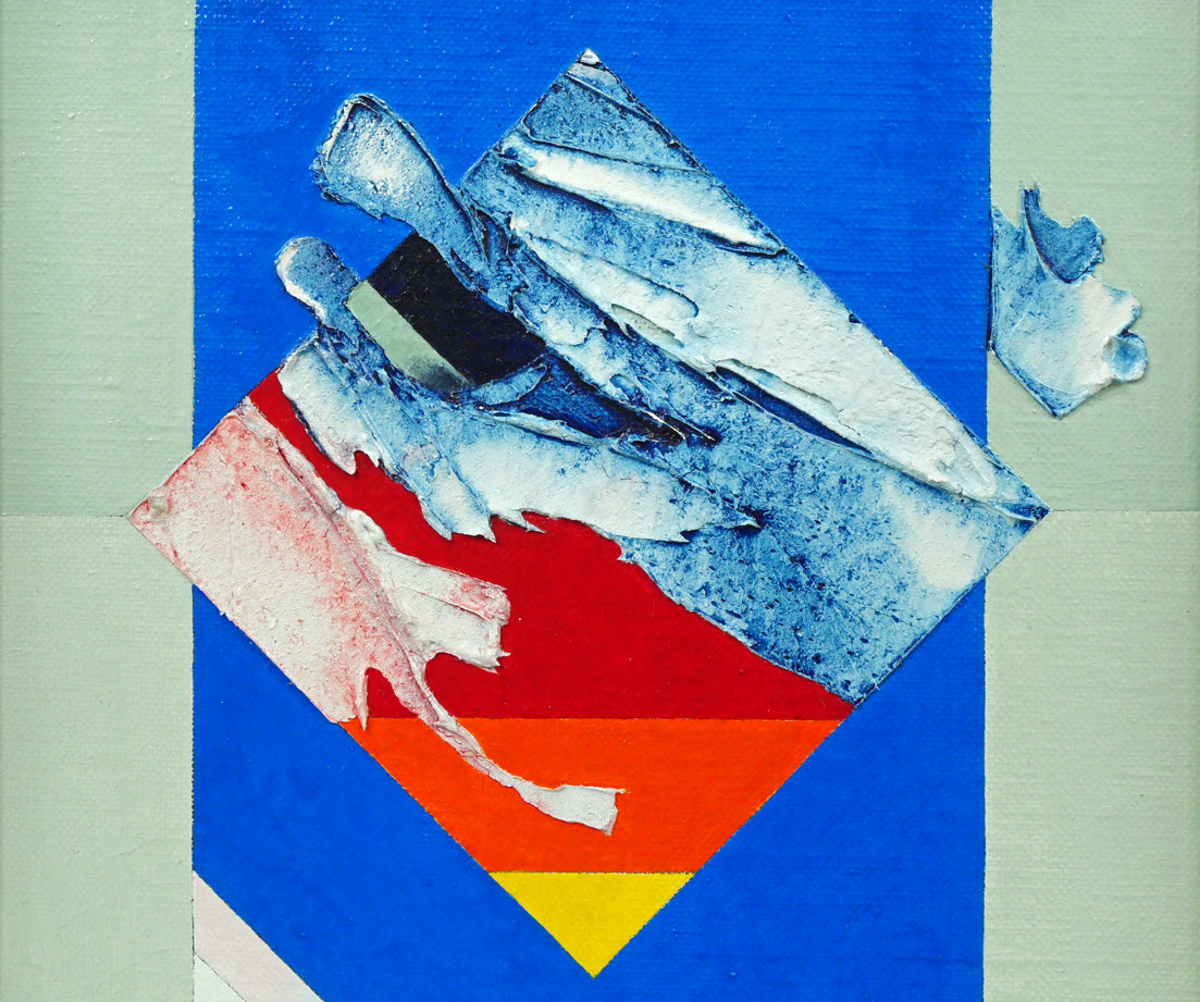 菅原弘記「シリーズ浮遊〈愛－1〉」油絵・F4号 絵画買取・販売の小竹美術