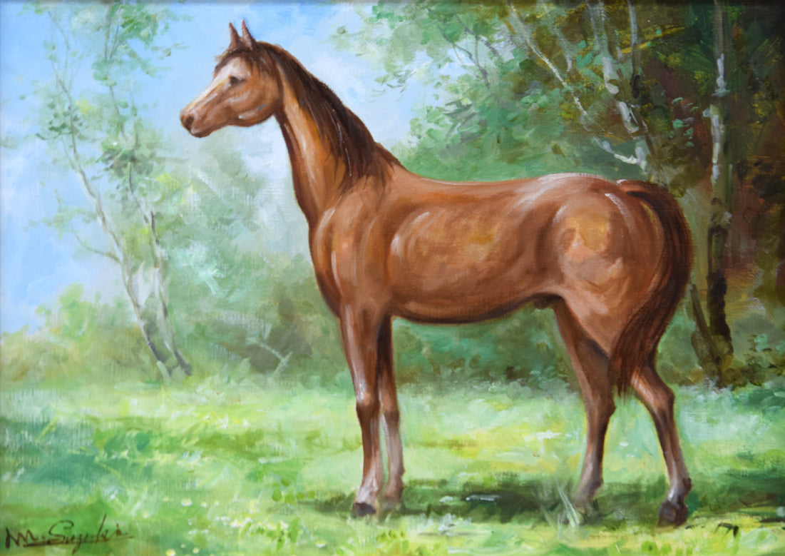 セラミック絵画 馬 陶芸絵画 ダイヤモンド絵画 風水に良い セラミック