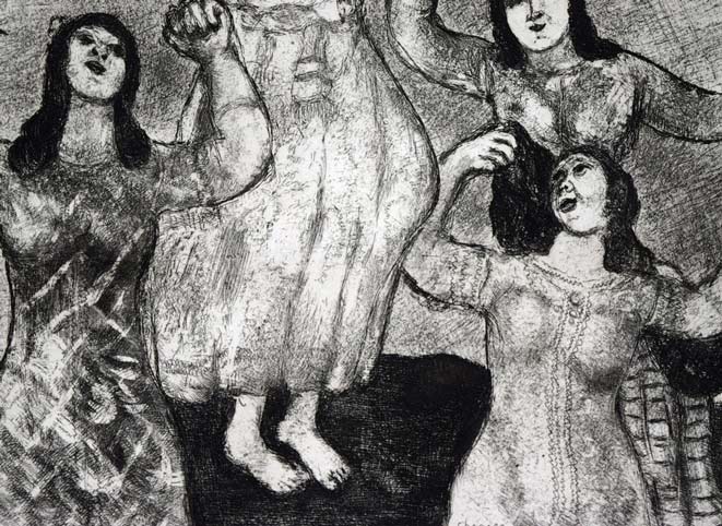 マルク・シャガール(Marc Chagall)『「聖書」より・ミディアム勝利を