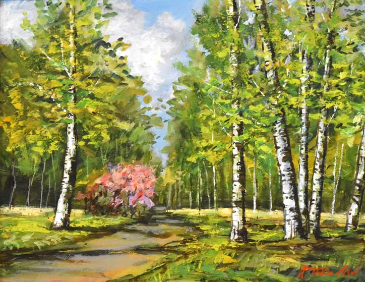 2010年 藤井武 窓辺 油彩 F6号 縦24cm 横66cm 世界に1枚の絵 2010年