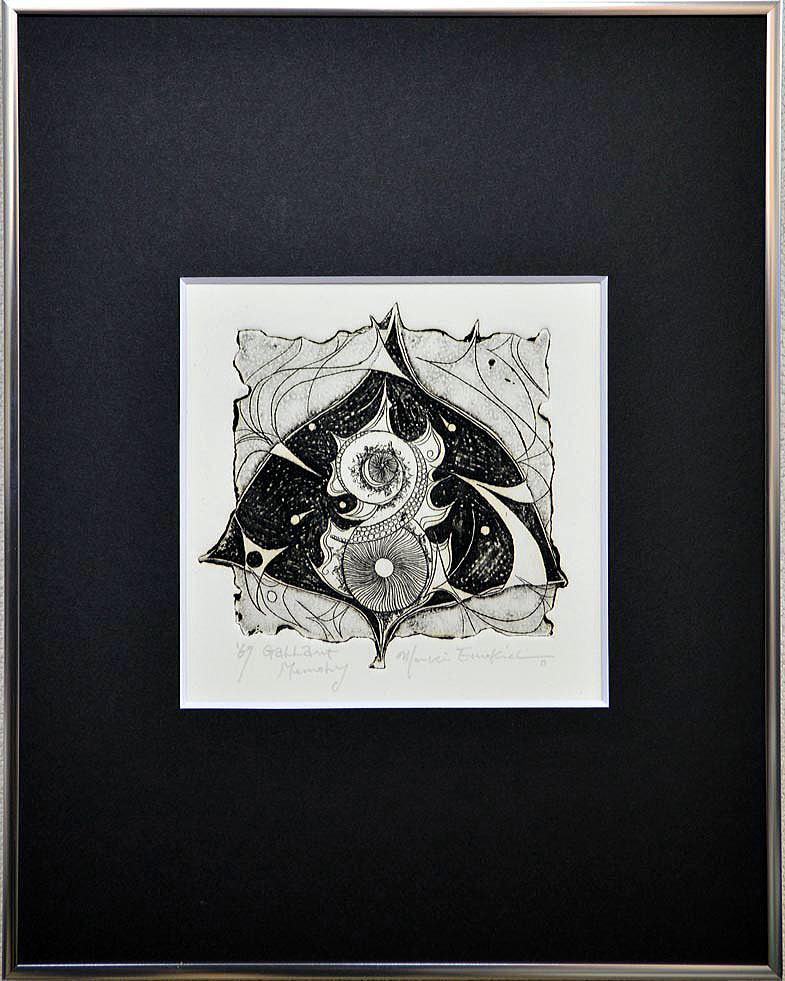 油絵中野隆白日会額縁付