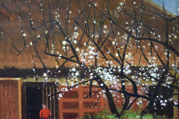 2001年 藤井武 油彩 F22号 縦24cm 横66cm 世界に1枚の絵 2001年 藤井武