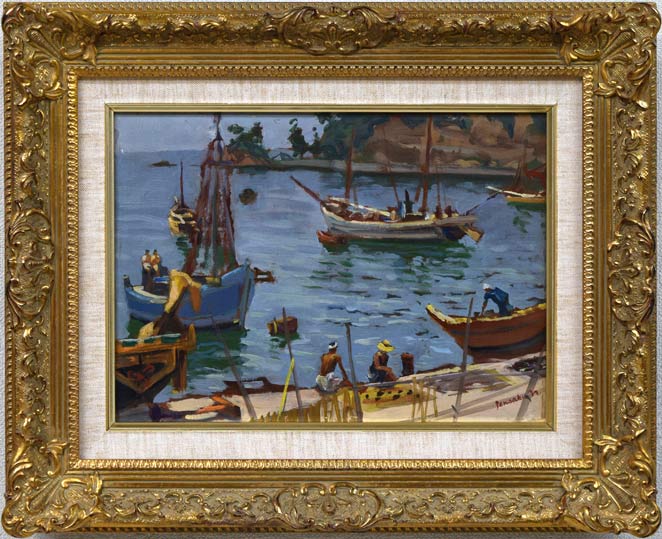 中村善種 油絵 佳作 中村善種 油絵 佳作