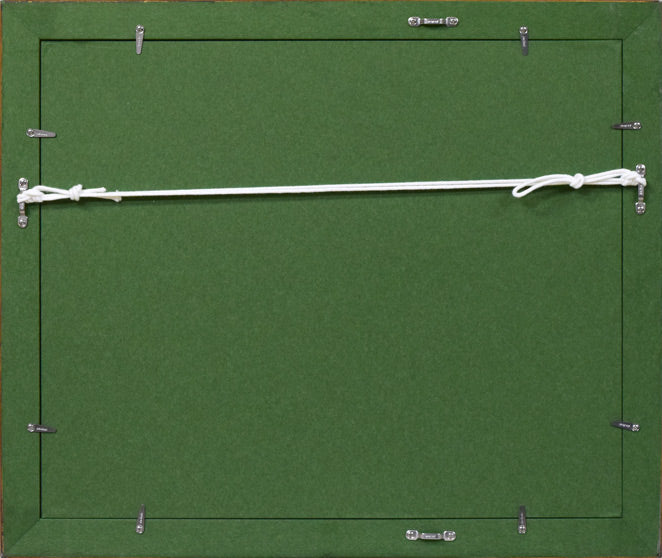 油彩画 橋の風景 ゴールドフレーム Ari 1994 山本亜稀 QW4395 油彩画