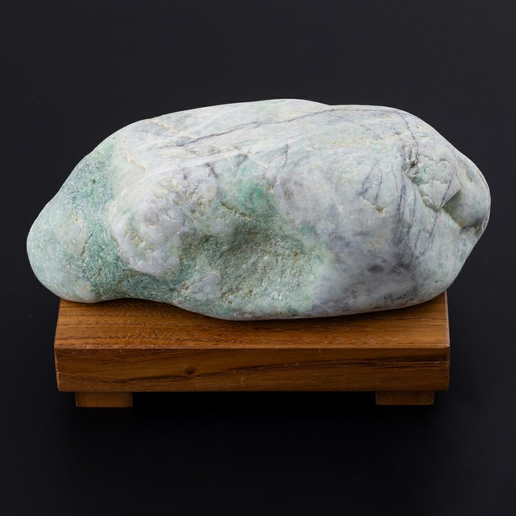 プレミアム・海石・淡緑青色・2,900g】（プレミアム淡緑青色ヒスイ