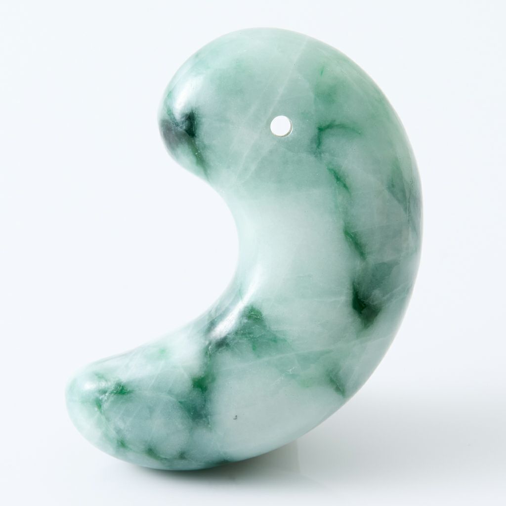 極上プレミアム・いにしえの勾玉・八尺瓊勾玉同型・濃緑色・艶美麗