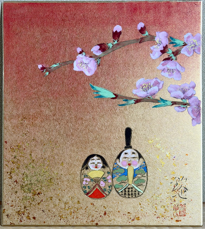 掛軸 雛の図 【公式通販】