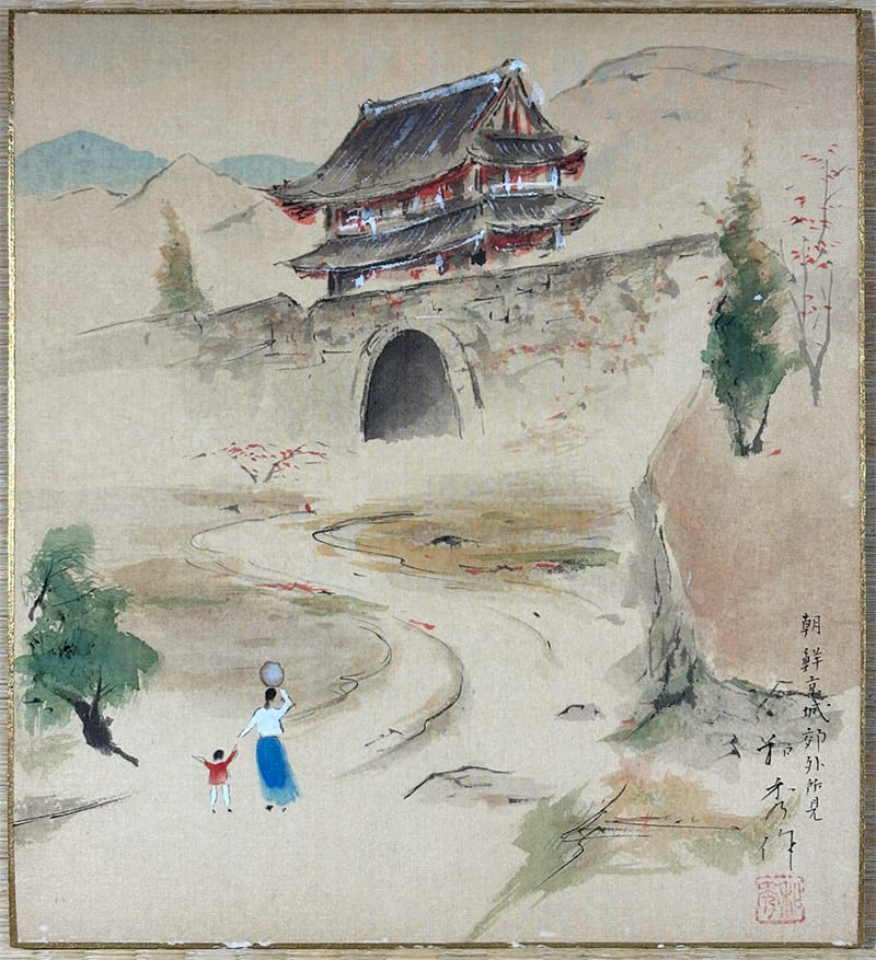 TM掛け軸 靖風 作 鳳凰之図 絹本 細密画 希少 茶道具 掛軸 美品 TM