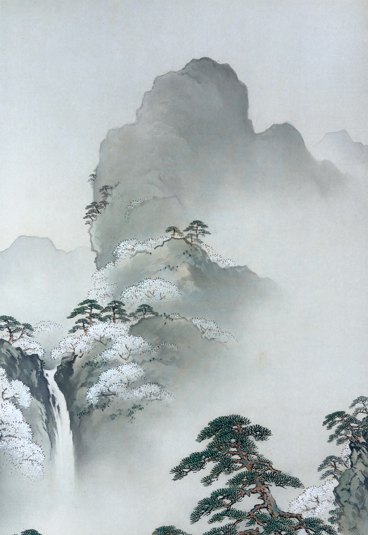 桜花山水｜新・古美術 高美堂（こうびどう）｜掛軸販売・通販・買取