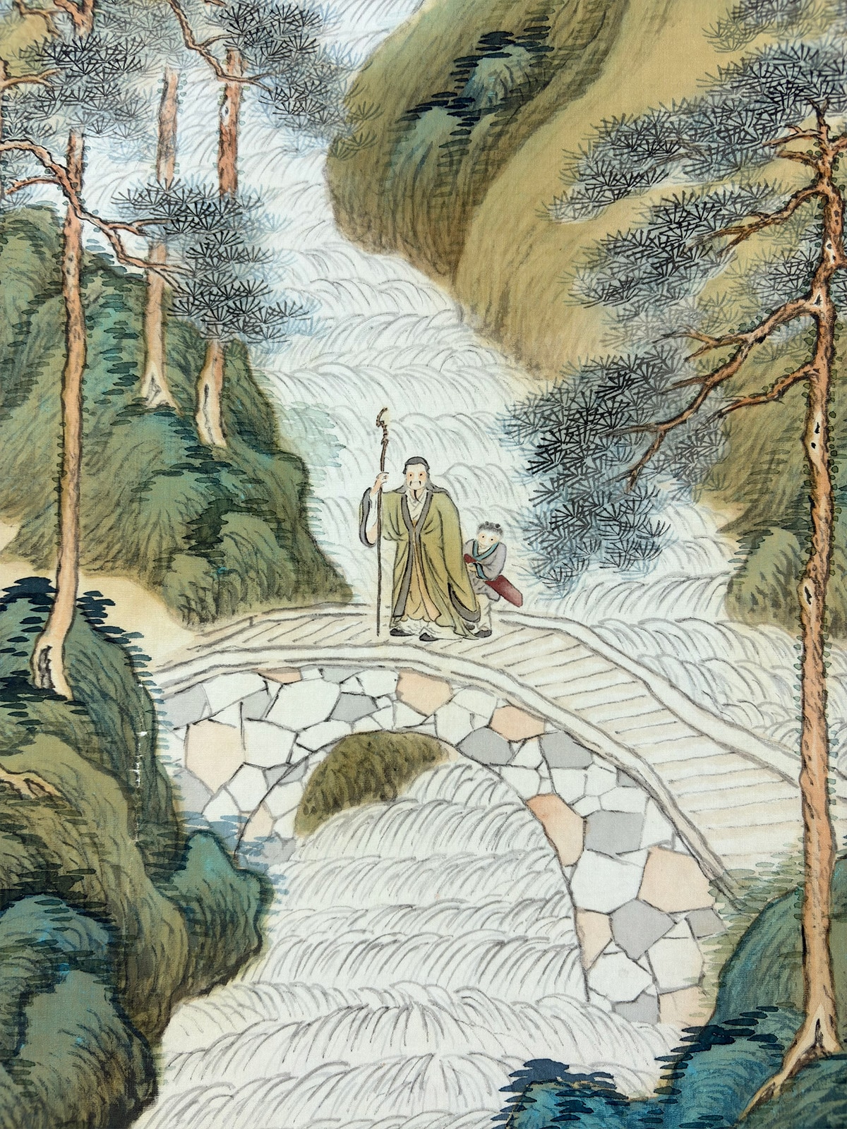 青緑山水｜新・古美術 高美堂（こうびどう）｜掛軸販売・通販・買取