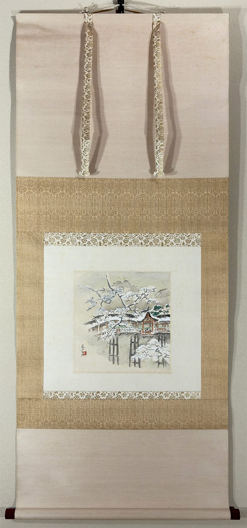 通天橋春雪｜新・古美術 高美堂（こうびどう）｜掛軸販売・通販・買取