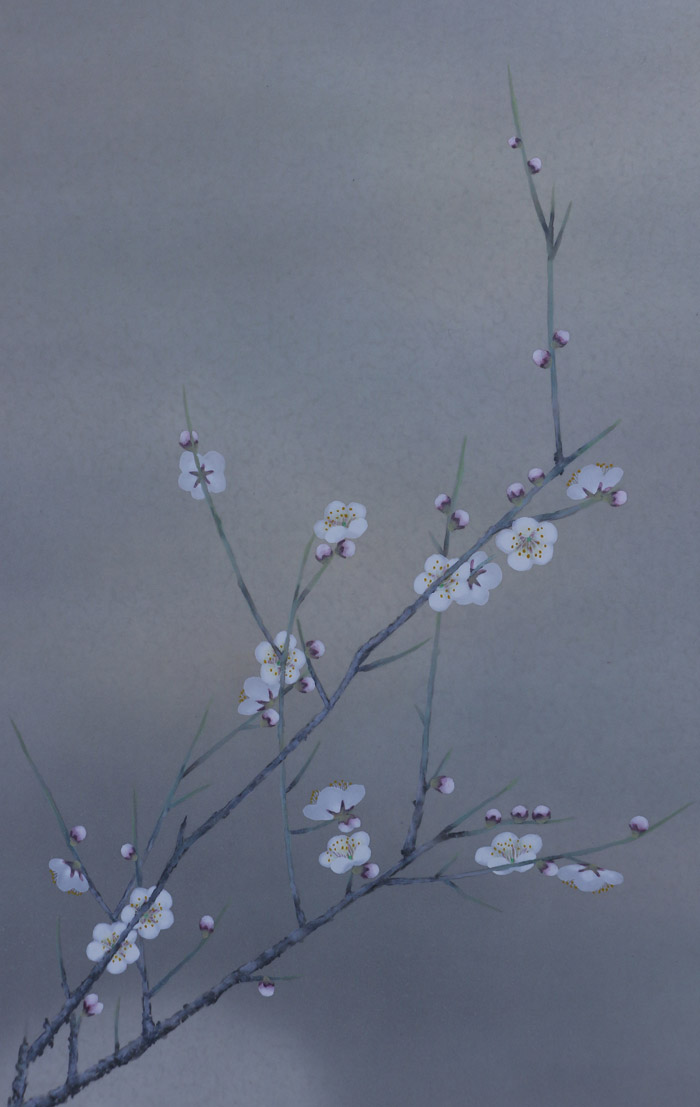 紅白梅｜新・古美術 高美堂（こうびどう）｜掛軸販売・通販・買取