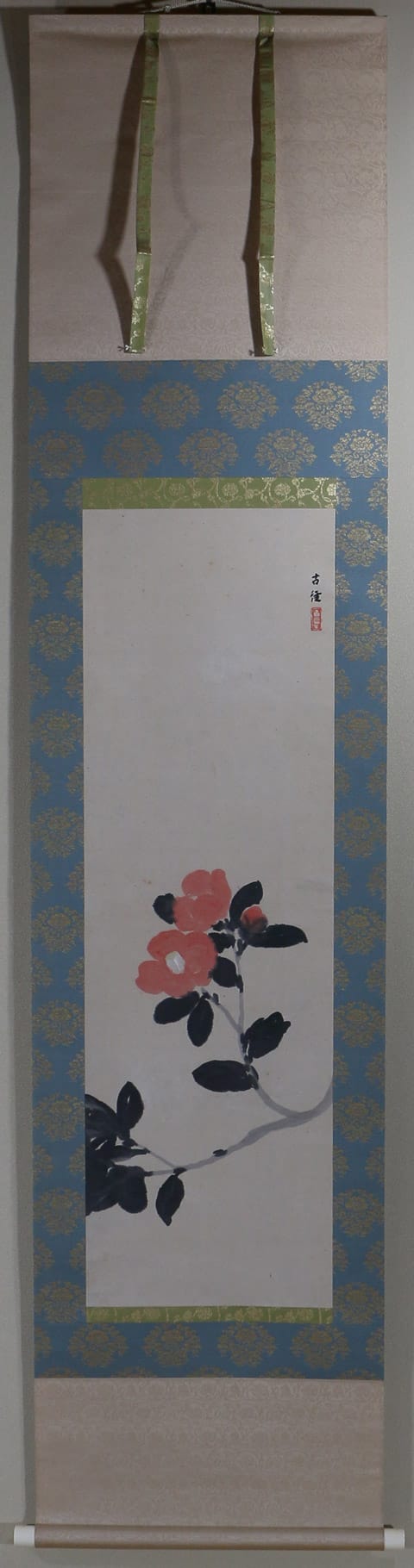 掛軸小林古径薊(あざみ)