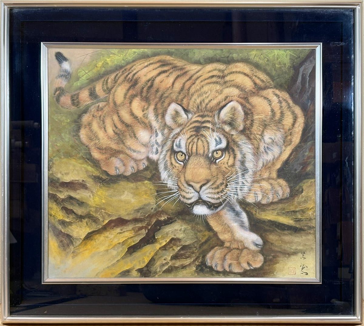 郎世寧 十二生肖・子（鼠） 鼠図 三尺中堂 掛軸 174×77cm 鑑賞