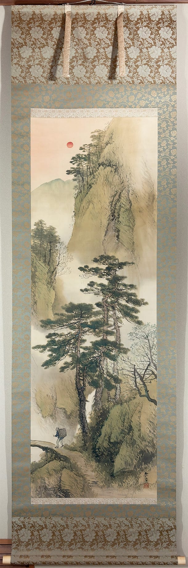 ◇田中頼璋の掛け軸☆掛け軸 田中頼璋 旭日 | 掛軸(掛け軸)販売／表装