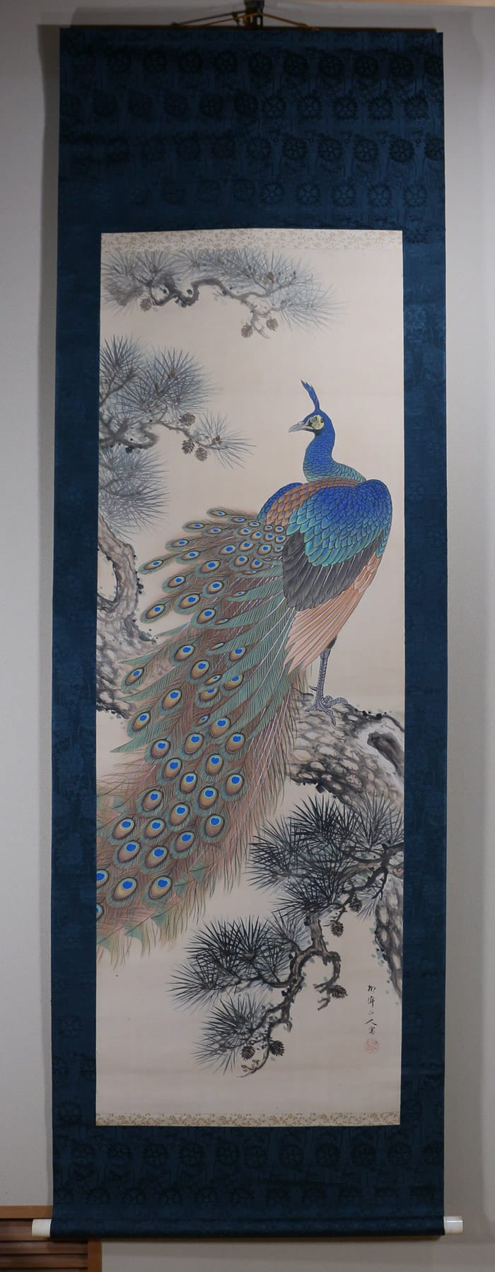 孔雀｜新・古美術 高美堂（こうびどう）｜掛軸販売・通販・買取｜骨董