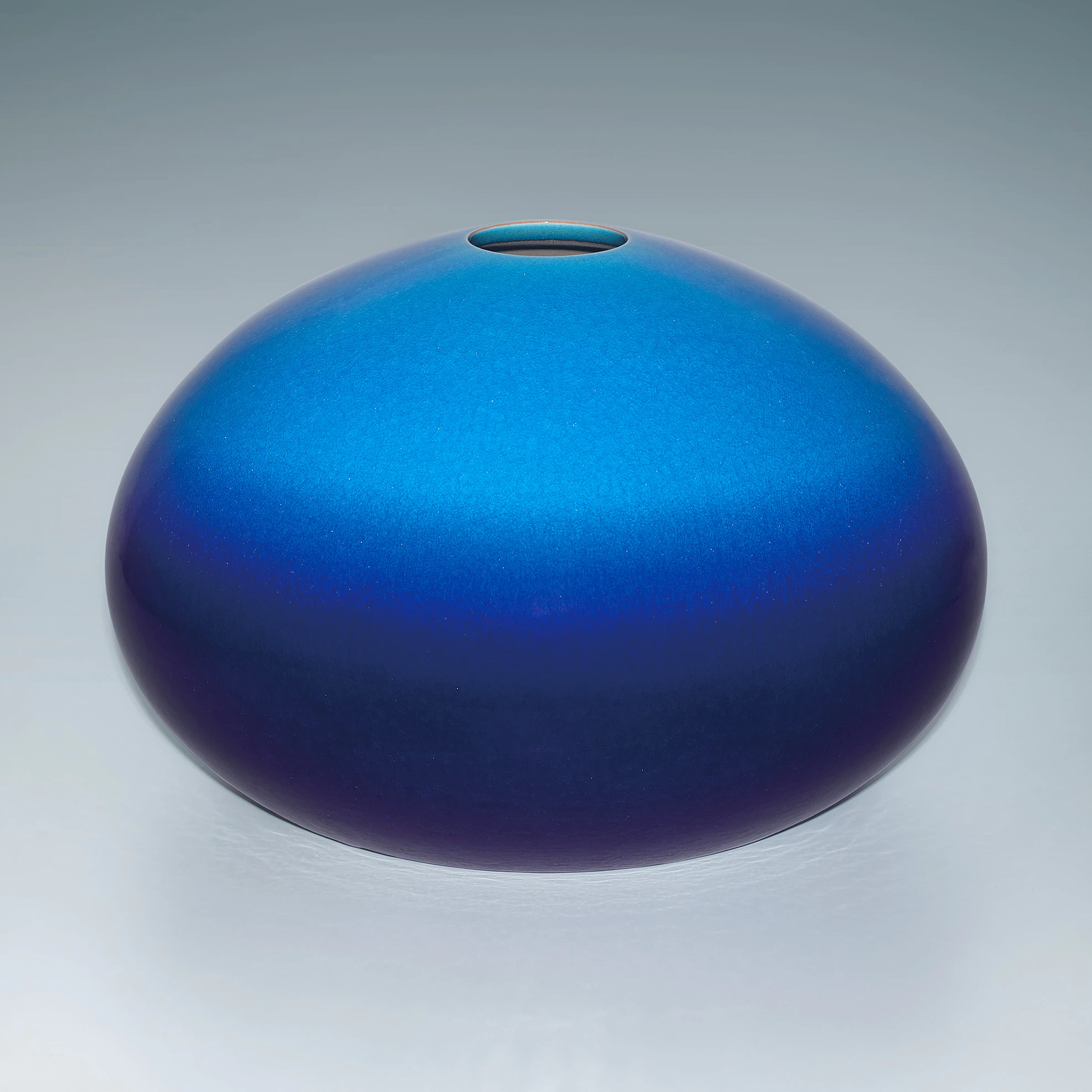 碧釉漣文壺(木村 芳郎)｜ギャラリージャパン