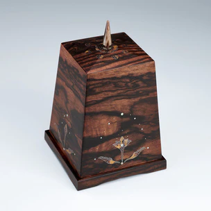 日本の旅情シリーズ】 「初冬の東北②」 マーケタリー・木目象嵌 No.4