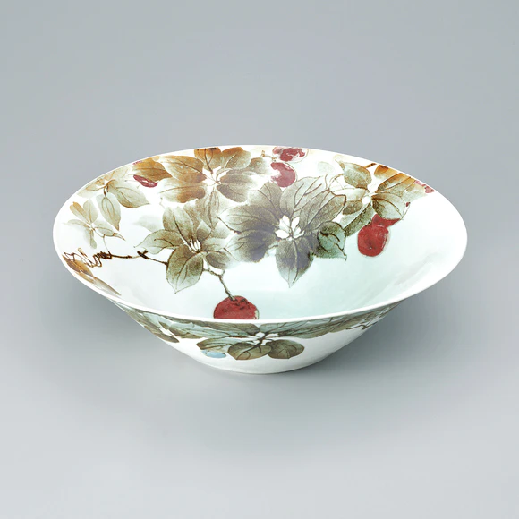 染付どくだみ文大皿(井上 匠)｜ギャラリージャパン