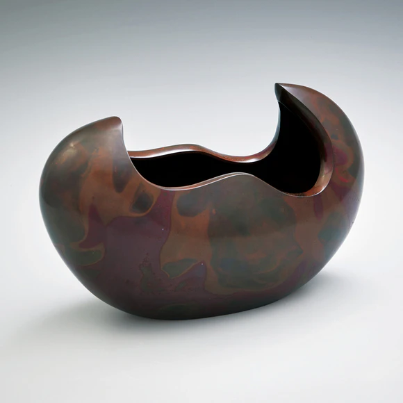 鋳銅花器「包」(佐藤 光男)｜ギャラリージャパン