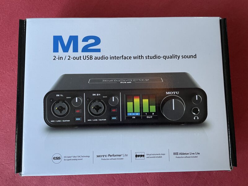 motu m2 プチジャンク MOTU M2 オーディオインターフェイス ※ジャンク