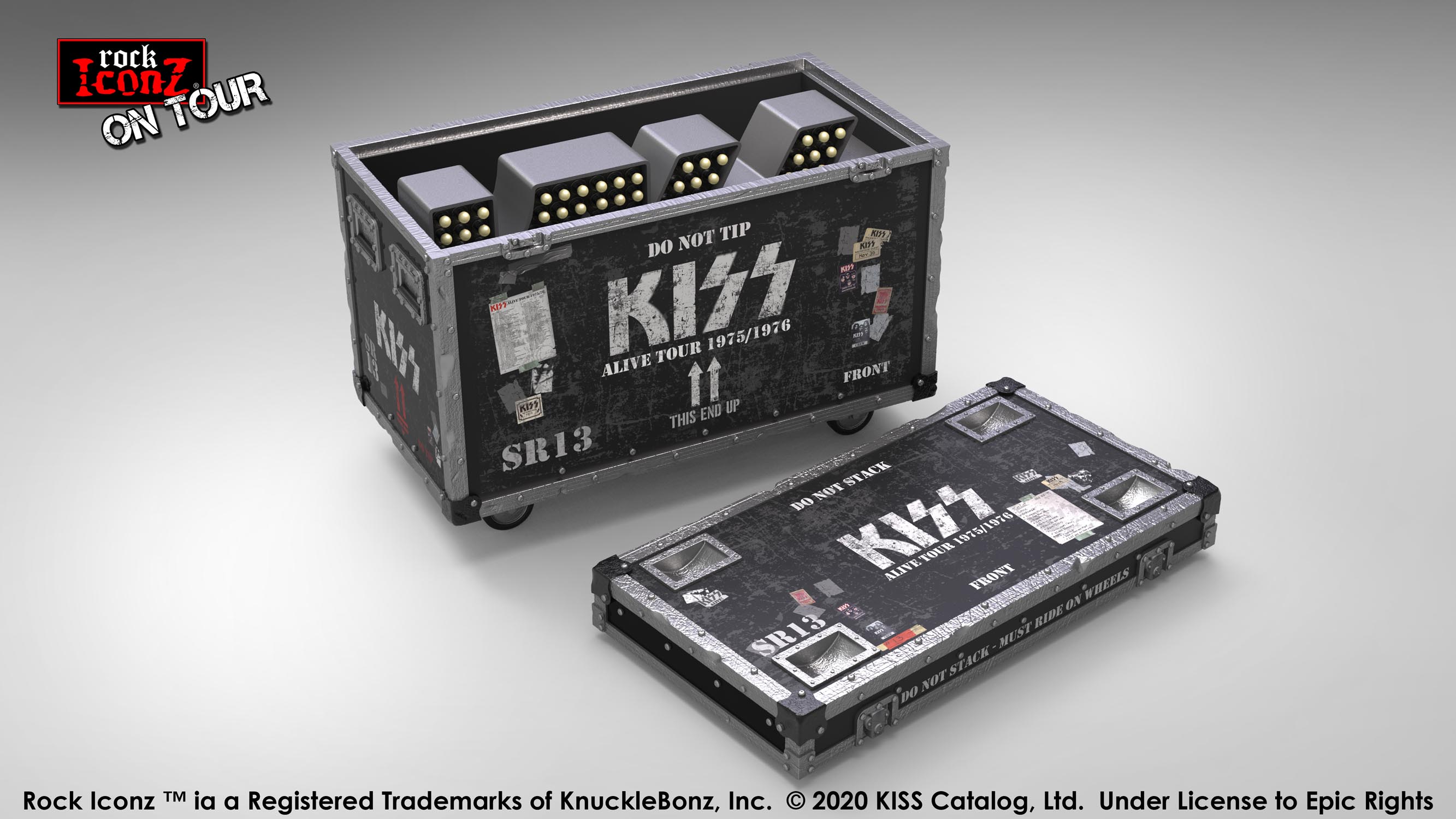 KISS Alive! Road Case KnuckleBonz Statue