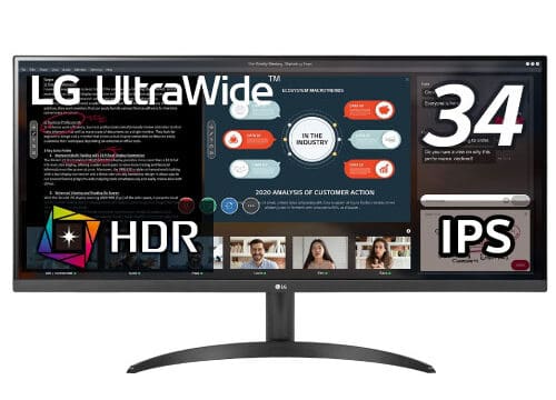 34WP60C-B 34レビュー／LGの新しい曲面ウルトラワイドモニター