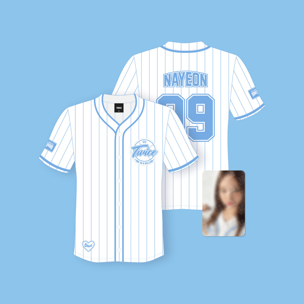 TWICE BASEBALL UNIFORM HOME 9ROUND ミナ TWICE BASEBALL UNIFORM