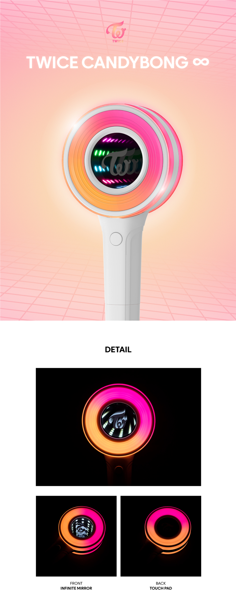 TWICE CANDYBONG ∞ / 公式ペンライト キャンディーボンインフィニティ