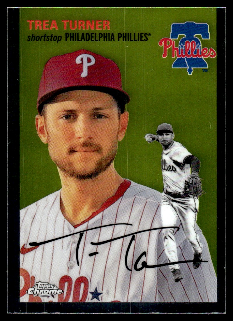 TREA TURNER topps WBC2023 ブックレットサインカード TREA TURNER