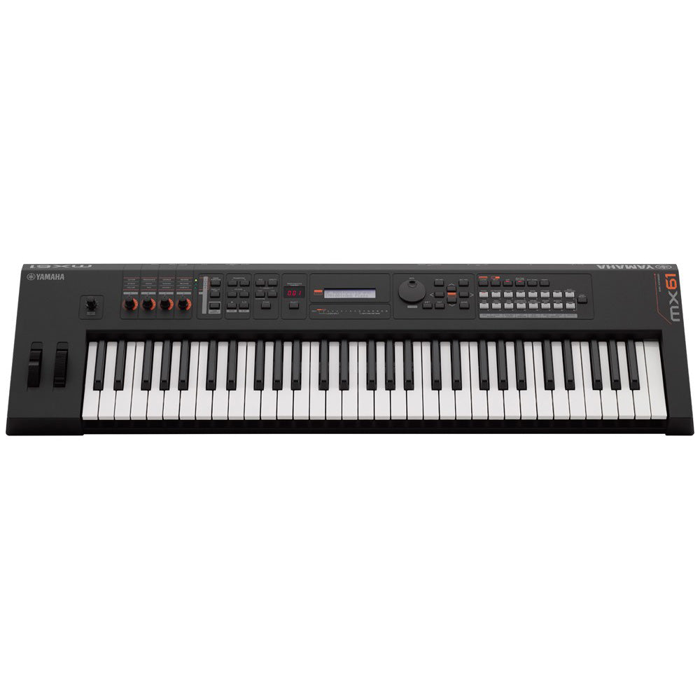 Yamaha MX61 Music Synthesizer - Black STAGE ESSENTIALS BUNDLE
