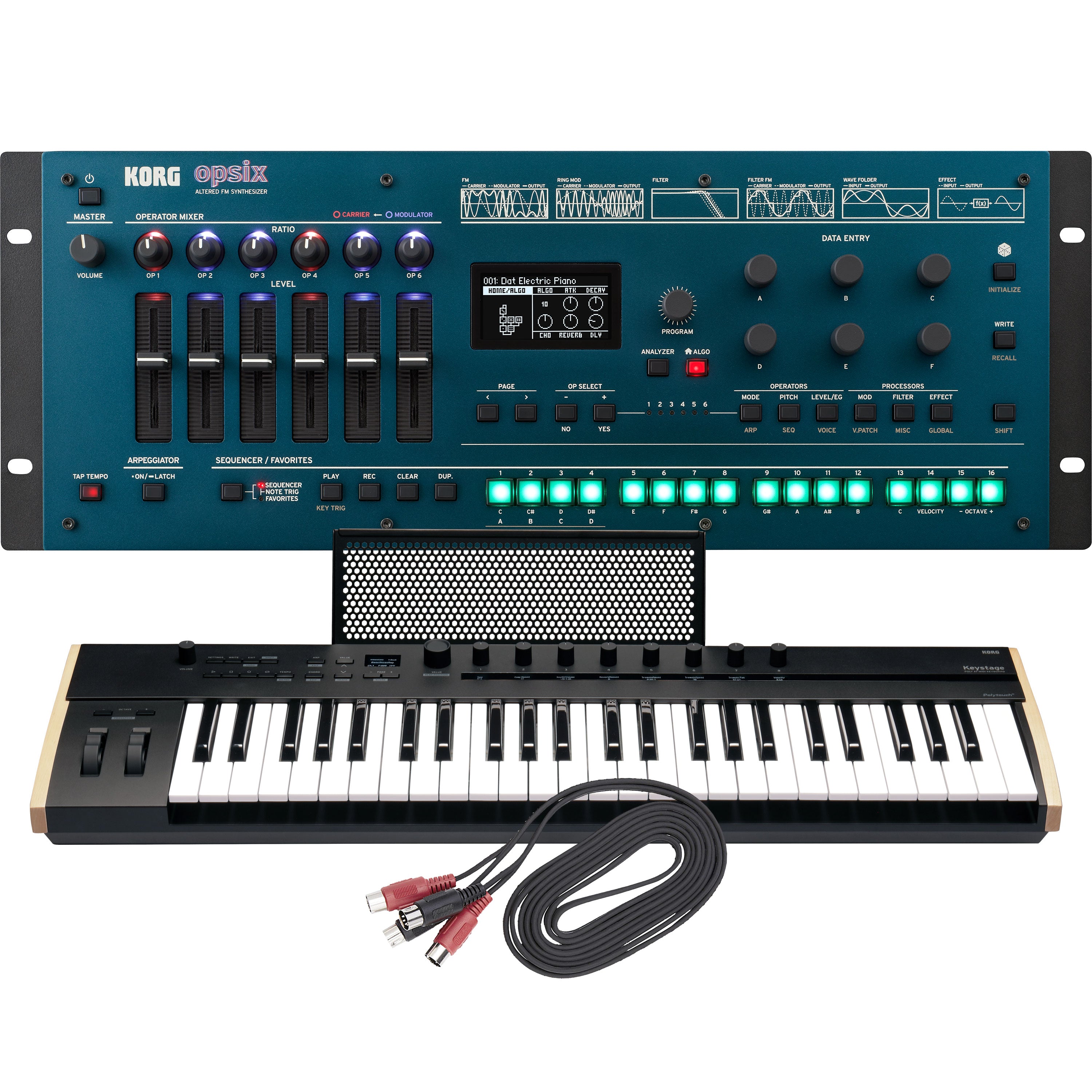 Korg Opsix Module Altered FM Synthesizer CONTROLLER RIG – Kraft Music