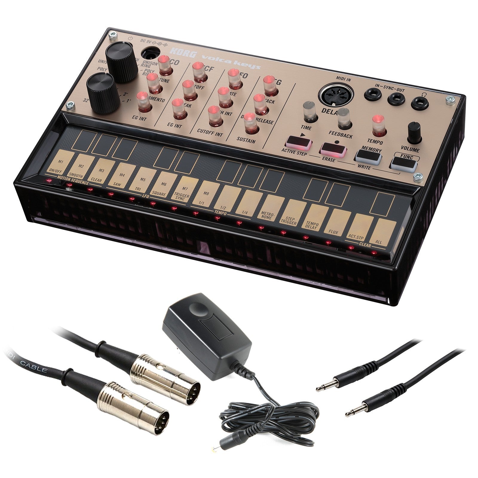 Korg Volca Keys - Analog Loop Synth POWER & CABLE RIG – Kraft Music