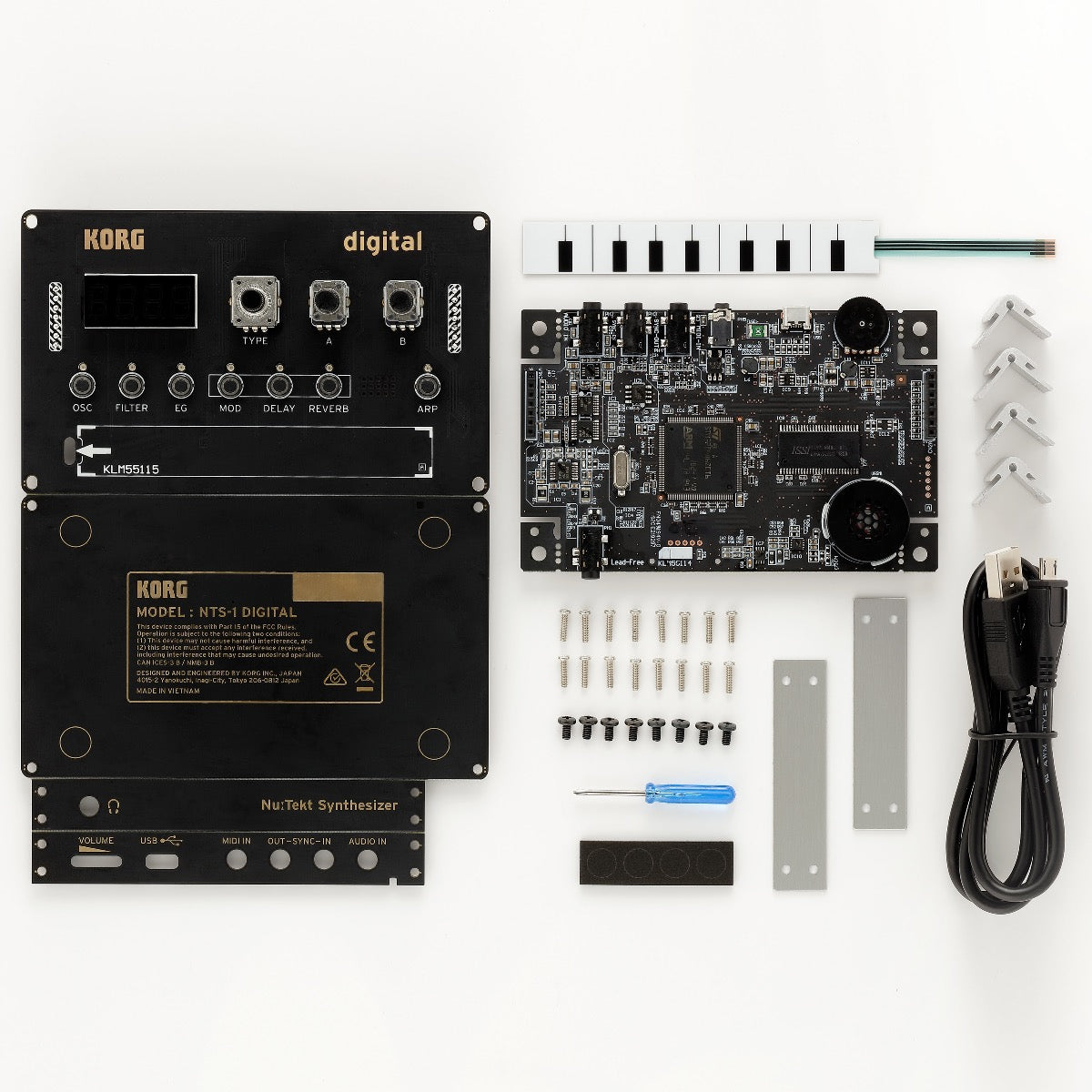 Korg Nu:Tekt NTS-1 Digital Kit DIY Programmable Synthesizer POWER