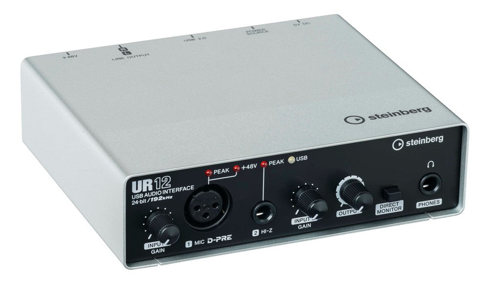Steinberg UR12 USB Audio Interface BONUS PAK – Kraft Music