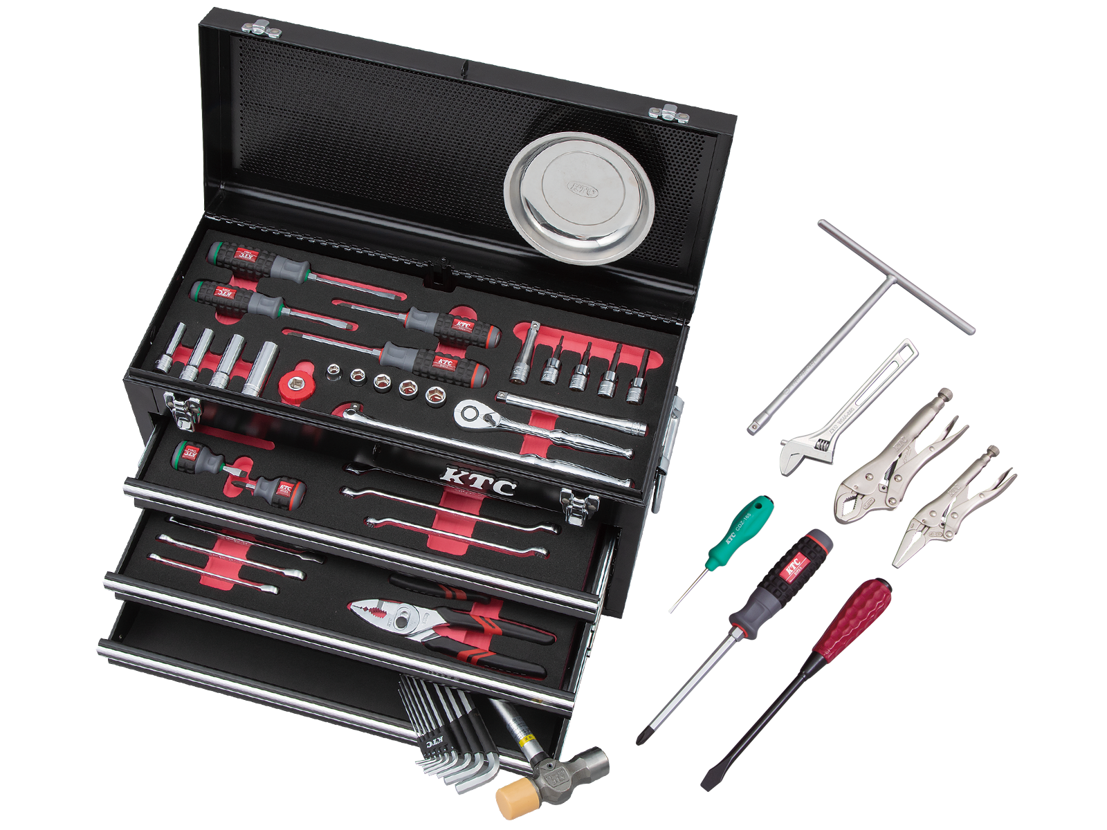 2022SKセール限定品】9.5sq.工具セット（チェスト）［56点］ | KTC
