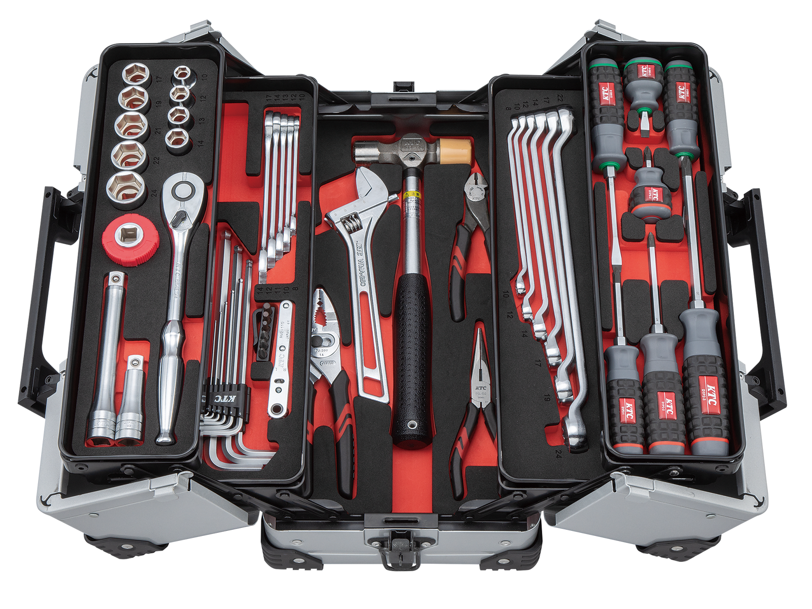 2025SKセール限定品】12.7sq.両開きメタルケースセット[52点] | KTC