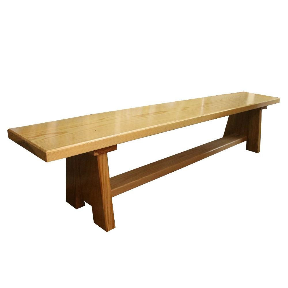 無垢の一枚板ベンチ 約200cm幅 国産 杉 FS-007｜建材・住宅資材の公式