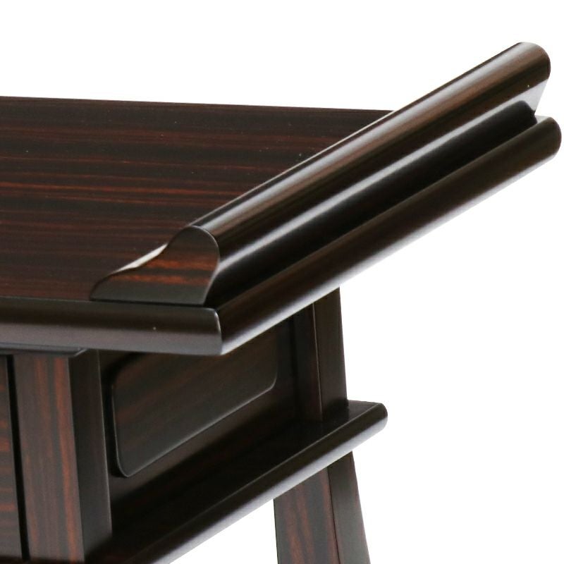 経机 仏具 紫檀調・黒檀調・ケヤキ調 20号 幅60cm 仏具 仏壇机 仏壇