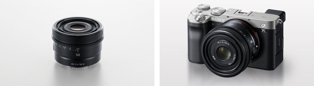 フルサイズEマウントレンズ FE 50mm F2.5 G 「SEL50F25G」を4月23日に